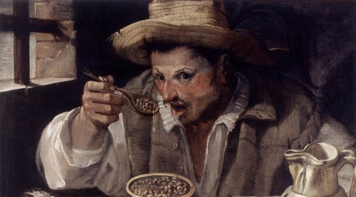 Mangiafagioli, dipinto di Annibale Carracci