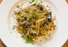 Coratella alla Romana Coratella piatto