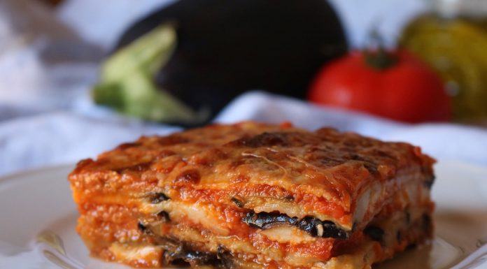 Parmigiana di melanzane vegetariana, senza affettati, con tanto gusto! parmigiana di melanzane vegetariana