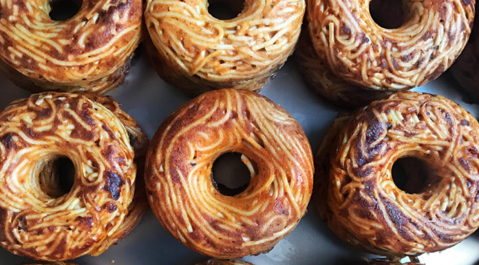 spaghetti donuts
