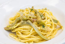 carbonara vegetariana