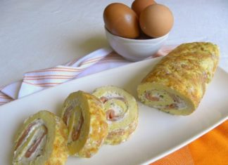 rotolo al salmone e formaggio