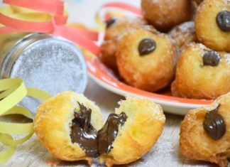 bignole con nutella