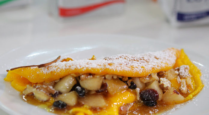 omelette soufflé alla frutta