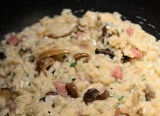 Prepara il risotto del Boscaiolo, un primo piatto delizioso per i tuoi ospiti! risotto del boscaiolo