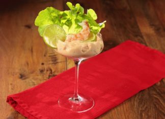 Cocktail di gamberetti al Brandy