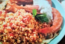 Cous cous alle verdure con gamberi