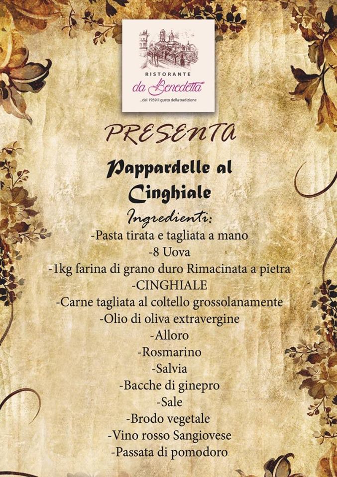 Pappardelle al ragù di cinghiale, la tradizione toscana dal gusto ...