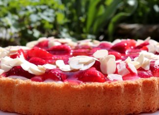torta fresca alle fragole