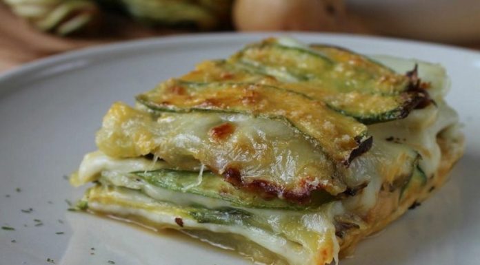 parmigiana di zucchine e patate