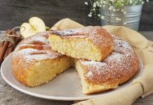 torta di mele in padella