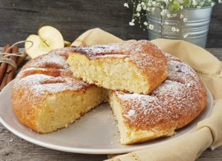 torta di mele in padella