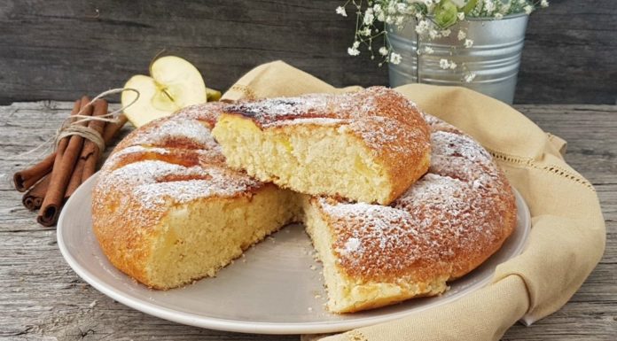 torta di mele in padella