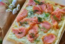 Focaccia alsaziana al salmone