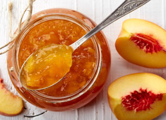 marmellata di pesche e zafferano