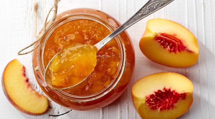 marmellata di pesche e zafferano