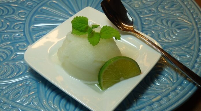 sorbetto al limone