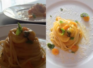 Spaghetto quadrato con datterino giallo