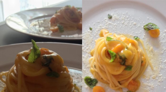 Spaghetto quadrato con datterino giallo