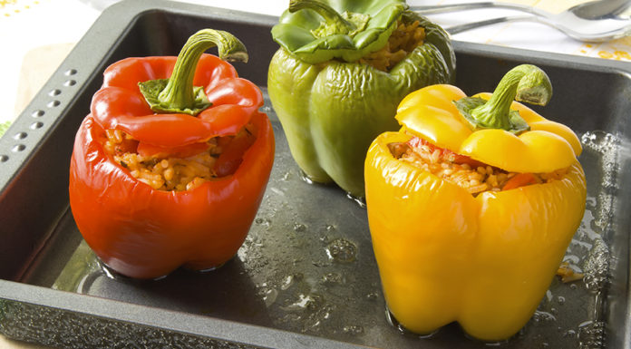 peperoni ripieni di riso