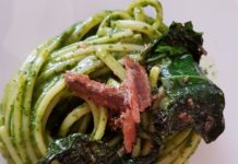 spaghetti con cime di rapa