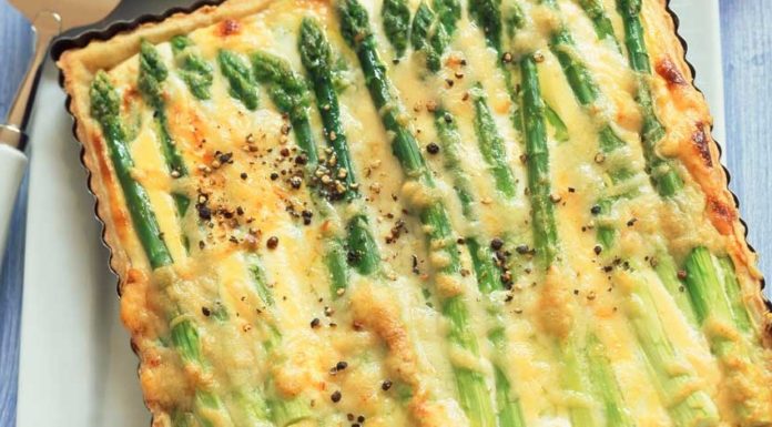 Flan di asparagi in crosta