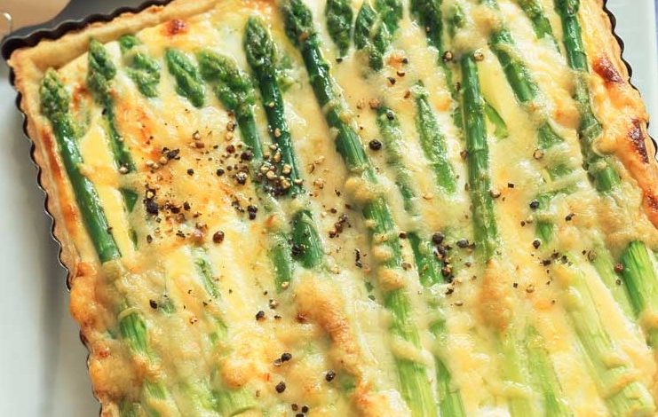 Flan di asparagi in crosta
