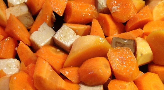 tofu carote e zucchine