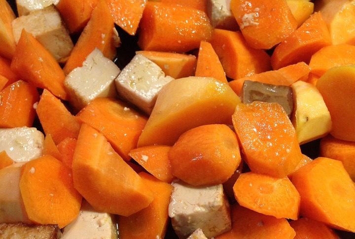 tofu carote e zucchine
