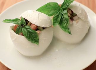 barchette di mozzarella