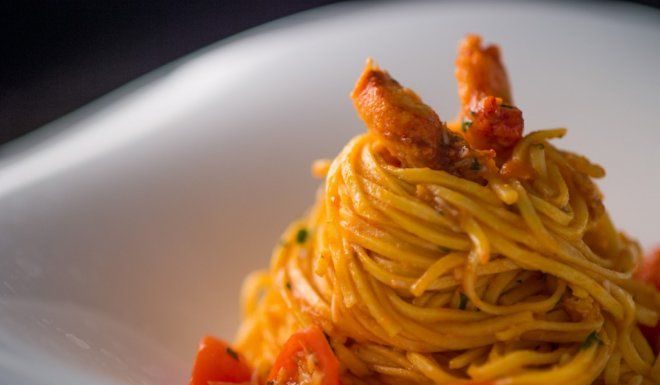 tagliolini alla polpa di granchio