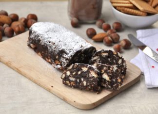 Salame dolce alla nocciola e ricotta