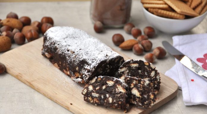 Salame dolce alla nocciola e ricotta