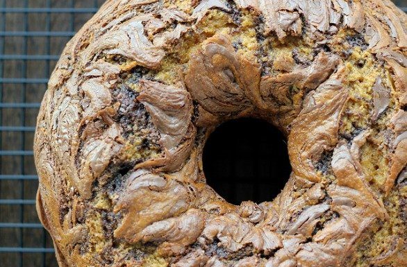 ciambellone variegato alla nutella