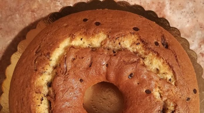 Ciambellone variegato alla Nutella Bimby