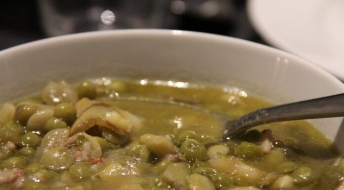 Minestra di fave e piselli
