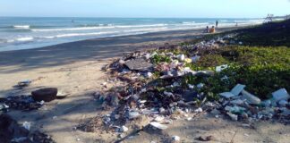 inquinamento sulla spiaggia plastica