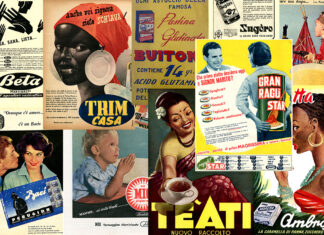 Collage Pubblicità 1950 al 1970