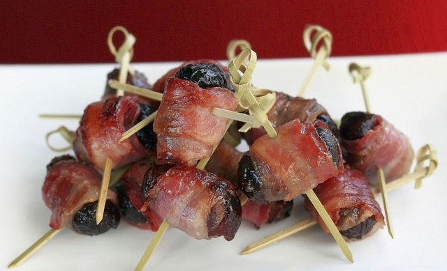 Prugne e bacon