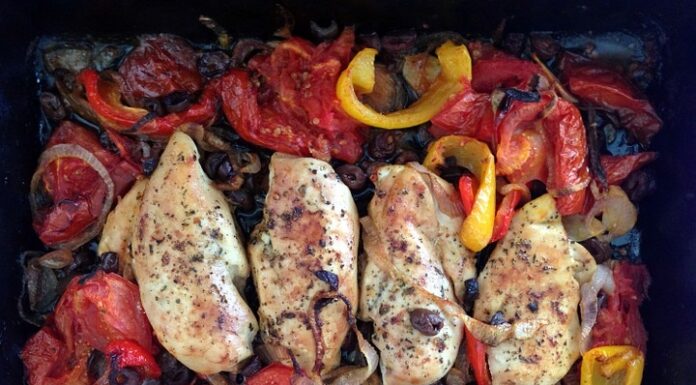 pollo con i peperoni
