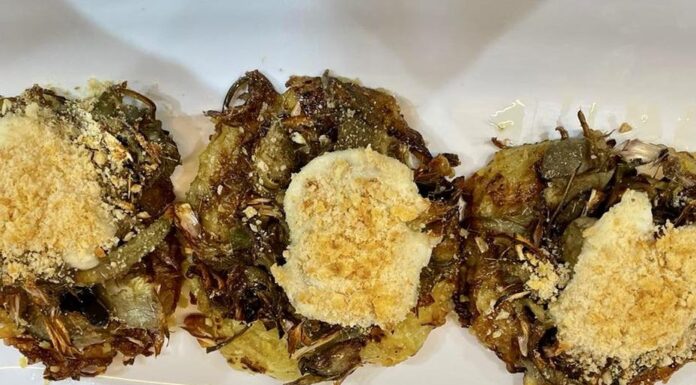 Rosti di carciofi e patate