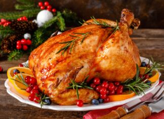 tacchino ripieno di castagne